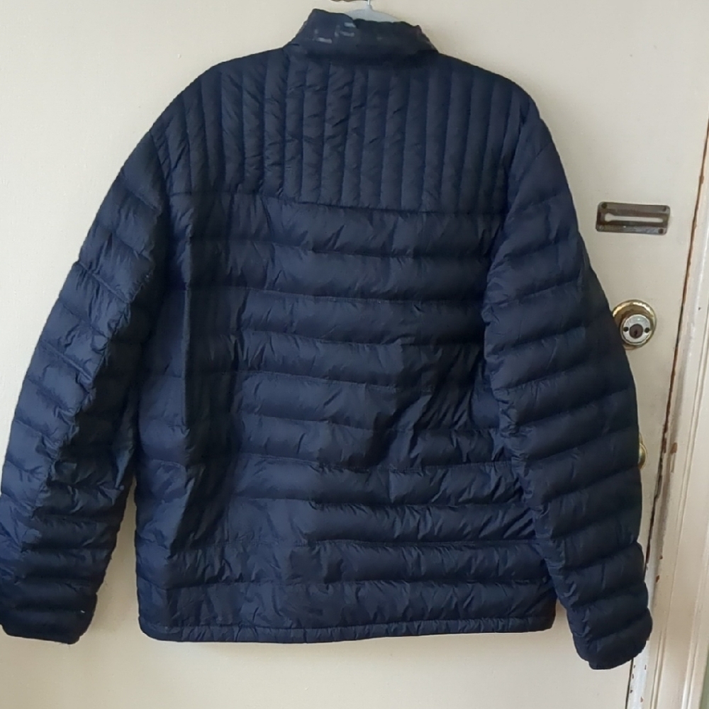 Tommy Hilfiger Blue  Duck Down Puffer Jacket with Quilted Design Size L - Picture 3 of 8